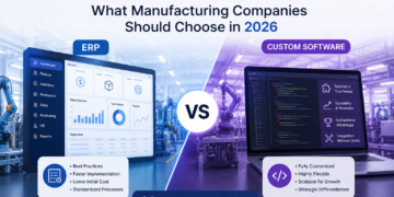 ERP vs Custom Software for Manufacturing